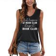 Booklover What Happens At Book Club Stays At Book Club Women's V-Neck Tank Top