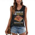 Bookmarks Are For Quitters Book Lover Saying Women's V-Neck Tank Top