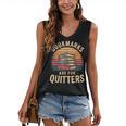 Bookmarks Are For Quitters Reading Book Lovers Women's V-Neck Tank Top
