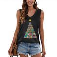 Bookmas Christmas Book Tree Book Lover English Teacher Women's V-Neck Tank Top Bookmas Christmas Book Tree Book Lover English Teacher Women's V-Neck Tank Top