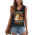 Books And BER Months Fall Librarian Reading Halloween Women's V-Neck Tank Top