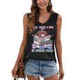 Books Coffee Yarn Lover My Favorite Things Women's V-Neck Tank Top