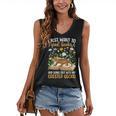 Books And Crested Gecko Owner Crestie Lover Women's V-Neck Tank Top