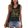 I Like Books And Dogs And Maybe 3 People Book Dog Lovers Men Women Women's V-Neck Tank Top I Like Books And Dogs And Maybe 3 People Book Dog Lovers Men Women Women's V-Neck Tank Top
