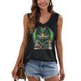 Books Dragon Reading Book Women's V-Neck Tank Top Books Dragon Reading Book Women's V-Neck Tank Top