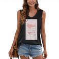 Books Flowers Art Flower Stack Pastel Feminine Women's V-Neck Tank Top