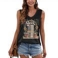 Books Geek Sunflower Floral Cute Vintage Books Reader Lover Women's V-Neck Tank Top