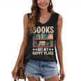 Books Are My Happy Place Women's V-Neck Tank Top