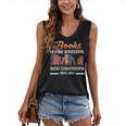 Books Helping Introverts Avoid Conversation Book Reading Women's V-Neck Tank Top