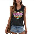 Books Are My Love Language Valentine's Day Reading Lover Women's V-Neck Tank Top