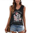 I Like My Books Spicy And My Coffee ICY Skeleton Women Women's V-Neck Tank Top