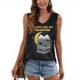 Books Are My Valentine Cute Book Lover Valentine's Day Women's V-Neck Tank Top