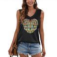Bookshelf Heart Women's V-Neck Tank Top