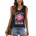 Bookworm Just A Girl Who Loves To Read Women's V-Neck Tank Top