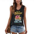 Call Me Antisocial Donut Pun Introvert Quote Women's V-Neck Tank Top Call Me Antisocial Donut Pun Introvert Quote Women's V-Neck Tank Top