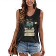 Cat Reading Book Women's V-Neck Tank Top