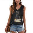 Cat Sitting On Books Women's V-Neck Tank Top Cat Sitting On Books Women's V-Neck Tank Top
