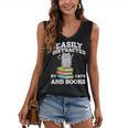 Cats And Books Read Reading Librarian Book Across America Women's V-Neck Tank Top