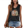 Christmas Book Pumpkin Reading Holiday Lovers Teacher Women's V-Neck Tank Top