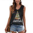 Christmas Book Tree All Booked For Xmas Women's V-Neck Tank Top