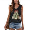 Christmas Book Tree Coquette Bow Xmas Reading Librarian Girl Women's V-Neck Tank Top
