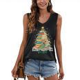 Christmas Books Make You Bright Librarian Teacher Book Lover Women's V-Neck Tank Top Christmas Books Make You Bright Librarian Teacher Book Lover Women's V-Neck Tank Top