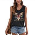 Christmas Librarian Reindeer Matching Book Lover Women's V-Neck Tank Top Christmas Librarian Reindeer Matching Book Lover Women's V-Neck Tank Top