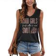 Coffee And Smut Good Girls Read Smutty Book Merch For Women Women's V-Neck Tank Top Coffee And Smut Good Girls Read Smutty Book Merch For Women Women's V-Neck Tank Top