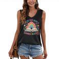 Color Our World Summer Reading 2025 Rainbow Art Book Women's V-Neck Tank Top Color Our World Summer Reading 2025 Rainbow Art Book Women's V-Neck Tank Top