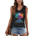 Color Our World Summer Reading 2025 Tree Book Lover Camping Women's V-Neck Tank Top Color Our World Summer Reading 2025 Tree Book Lover Camping Women's V-Neck Tank Top