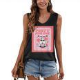 Cool Fun Cute Party Introvert Cat Character Women's V-Neck Tank Top Cool Fun Cute Party Introvert Cat Character Women's V-Neck Tank Top
