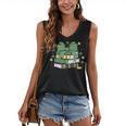 Coquette Bow Books St Patrick's Shamrock Bookworm Librarian Women's V-Neck Tank Top Coquette Bow Books St Patrick's Shamrock Bookworm Librarian Women's V-Neck Tank Top