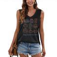 Cozy Bookish Fall Vibes Pumpkin Latte Books Autumn Reading Women's V-Neck Tank Top