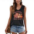 Cozy Readers Book Society Teacher Reading Floral Pumpkin Tee Women's V-Neck Tank Top Cozy Readers Book Society Teacher Reading Floral Pumpkin Tee Women's V-Neck Tank Top