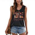 Cozy Season Autumn Leaves Books Pumpkins Fall Halloween Women's V-Neck Tank Top Cozy Season Autumn Leaves Books Pumpkins Fall Halloween Women's V-Neck Tank Top