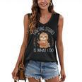 Crafting Stories Is What I Do Reading Writing Book Author Women's V-Neck Tank Top