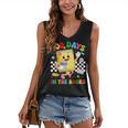 Cute 100 Days In The Books Groovy Boy Girl Teacher Women's V-Neck Tank Top Cute 100 Days In The Books Groovy Boy Girl Teacher Women's V-Neck Tank Top