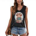 Cute Baby Highland Cow Reading Book Bookworm For Men Women Women's V-Neck Tank Top Cute Baby Highland Cow Reading Book Bookworm For Men Women Women's V-Neck Tank Top