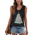 Cute Bookmas Christmas Book Tree Book Lover Teacher Women's V-Neck Tank Top Cute Bookmas Christmas Book Tree Book Lover Teacher Women's V-Neck Tank Top