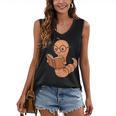Cute Bookworm Worm Reading Book Glasses Nerdy Women's V-Neck Tank Top Cute Bookworm Worm Reading Book Glasses Nerdy Women's V-Neck Tank Top