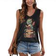 Cute Dragon Reading Book Bookworm Dragons And Books Women's V-Neck Tank Top