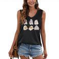 Cute Spooky Reading Book Halloween Fall Ghost Autumn Women's V-Neck Tank Top Cute Spooky Reading Book Halloween Fall Ghost Autumn Women's V-Neck Tank Top