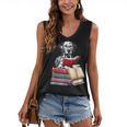 Dalmatian Reading Books Matching Bookworm Readers Librarian Women's V-Neck Tank Top