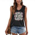 Dark Romance Romantasy Book Lover Shadow Daddy STFUATTDLAGG Women's V-Neck Tank Top Dark Romance Romantasy Book Lover Shadow Daddy STFUATTDLAGG Women's V-Neck Tank Top