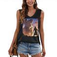 David And Goliath Bible Book Of Samuel Famous Bible Story Women's V-Neck Tank Top
