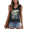 David And Goliath Bible Book Of Samuel King David Comic Women's V-Neck Tank Top David And Goliath Bible Book Of Samuel King David Comic Women's V-Neck Tank Top