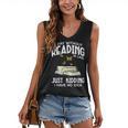 Day Without Reading Read Librarian Book Men Women Kids Women's V-Neck Tank Top