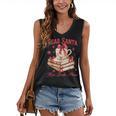 Dear Santa More Books Please Coquette Bow Books Christmas Women's V-Neck Tank Top Dear Santa More Books Please Coquette Bow Books Christmas Women's V-Neck Tank Top