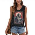 Dracula's Castle Book Cover Illustration Women's V-Neck Tank Top