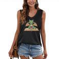 Dragon Reading Book Bookworm Women's V-Neck Tank Top